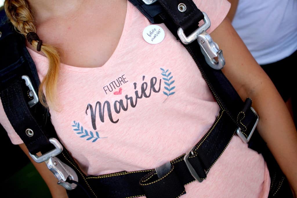 Saut en parachute mariages Var